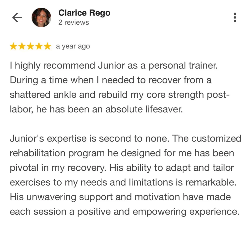 personal trainer reviews