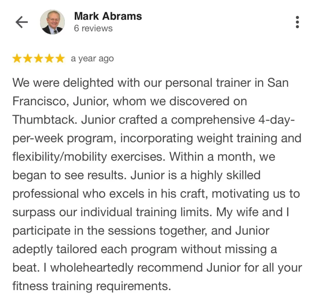 in home personal training reviews