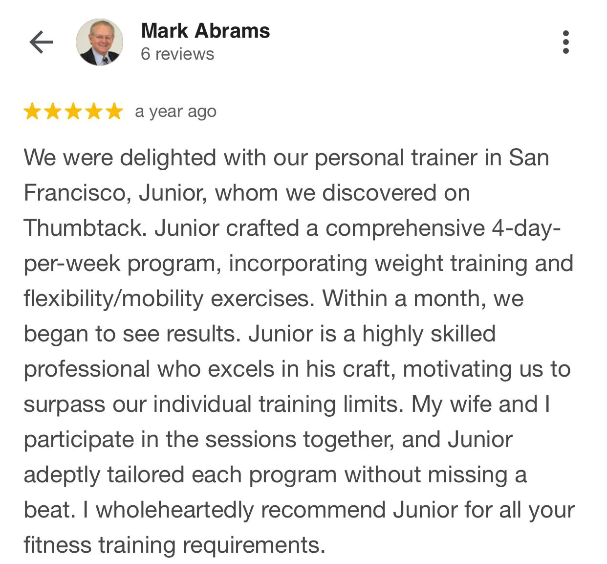 in home personal training reviews